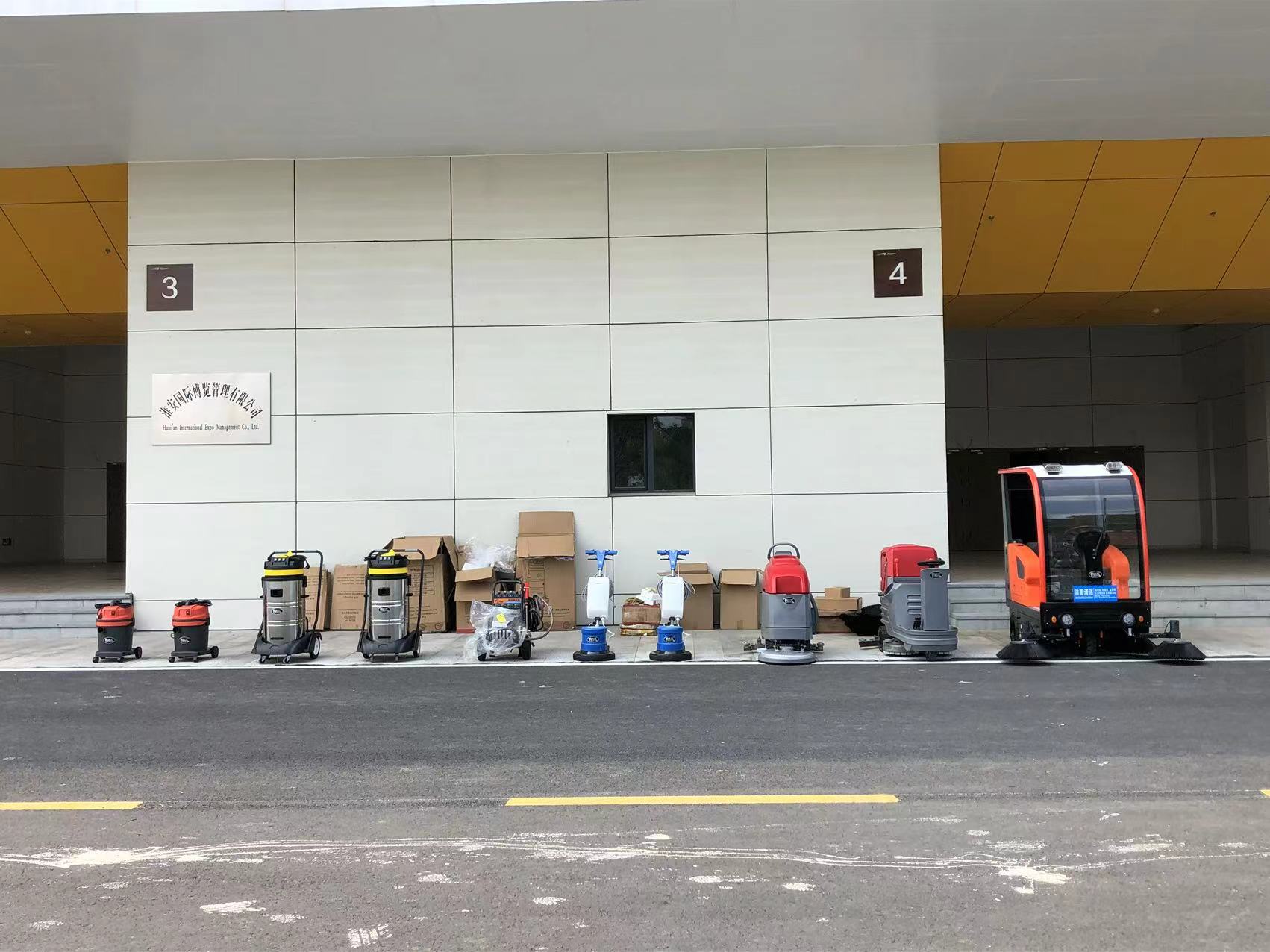 旭彩网设备入驻淮安食品国际博览城